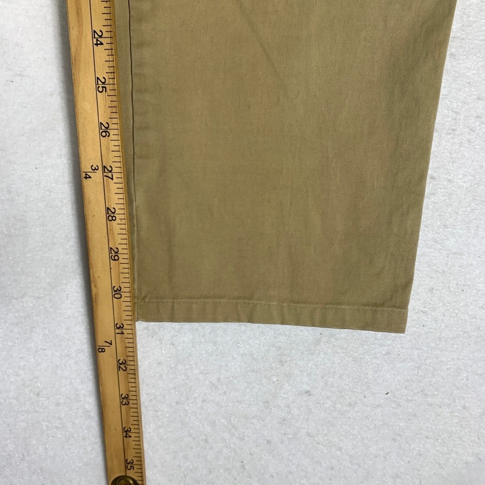 Peter Millar Crown Pants Men 38x30 Khaki Ultimate Sateen 5-Pocket Trousers - Picture 12 of 12